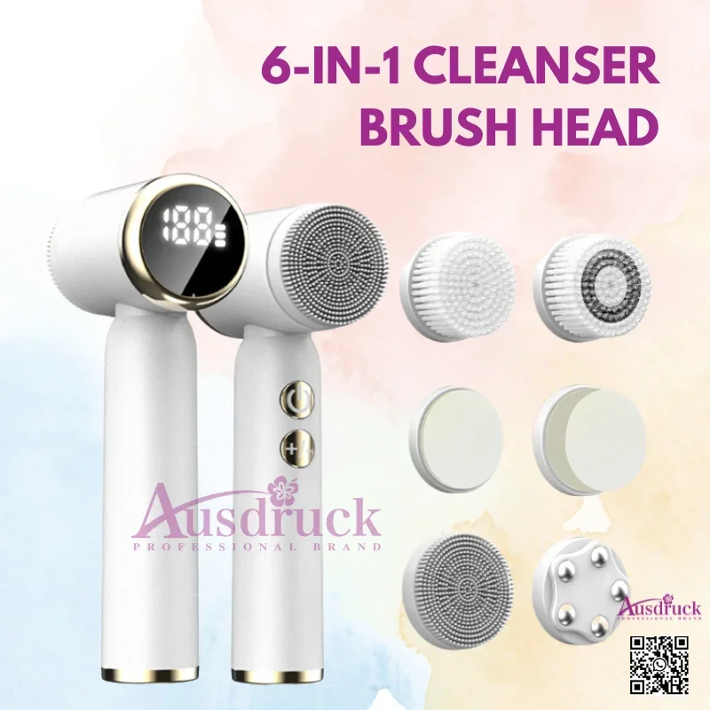 Skincare Exfoliating - New 6-in-1 Facial Cleansing Brush Heads