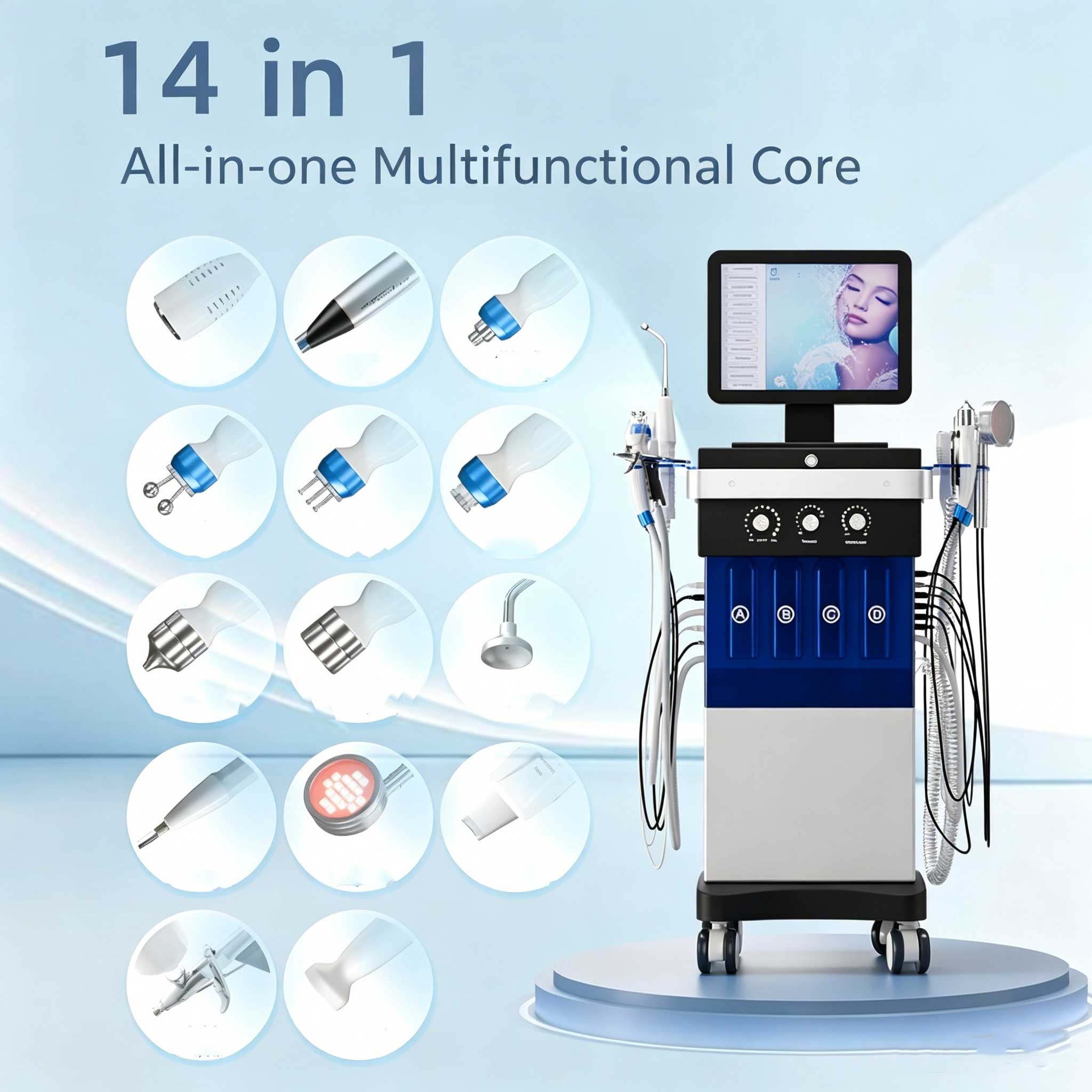 Skincare Exfoliating - 14 in 1 Water Light Facial