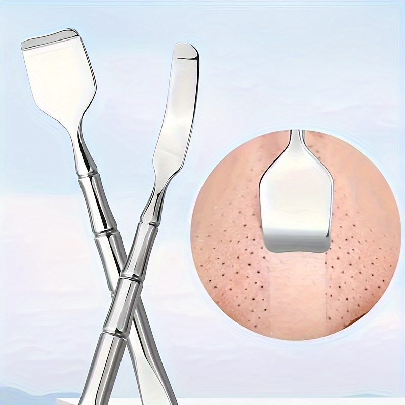 Skincare Exfoliating - 1Pcs Professional Double-Ended Blackhead Remover: Facial