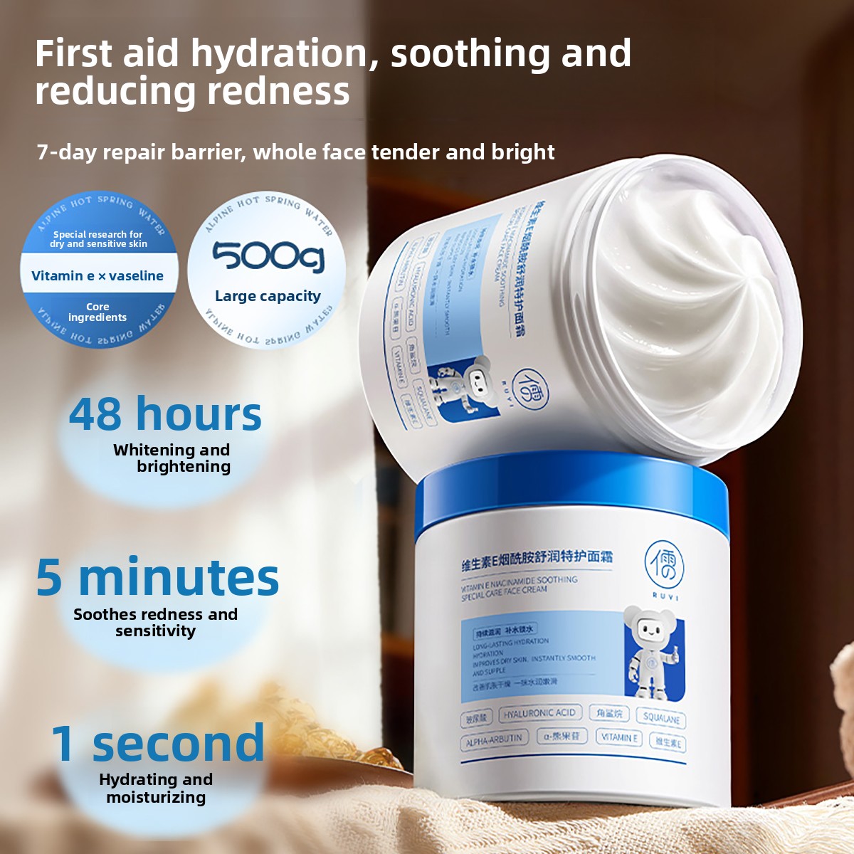 Ruyi Vitamin E Niacinamide Fac - Skincare Niacinamide ulasan dan harga