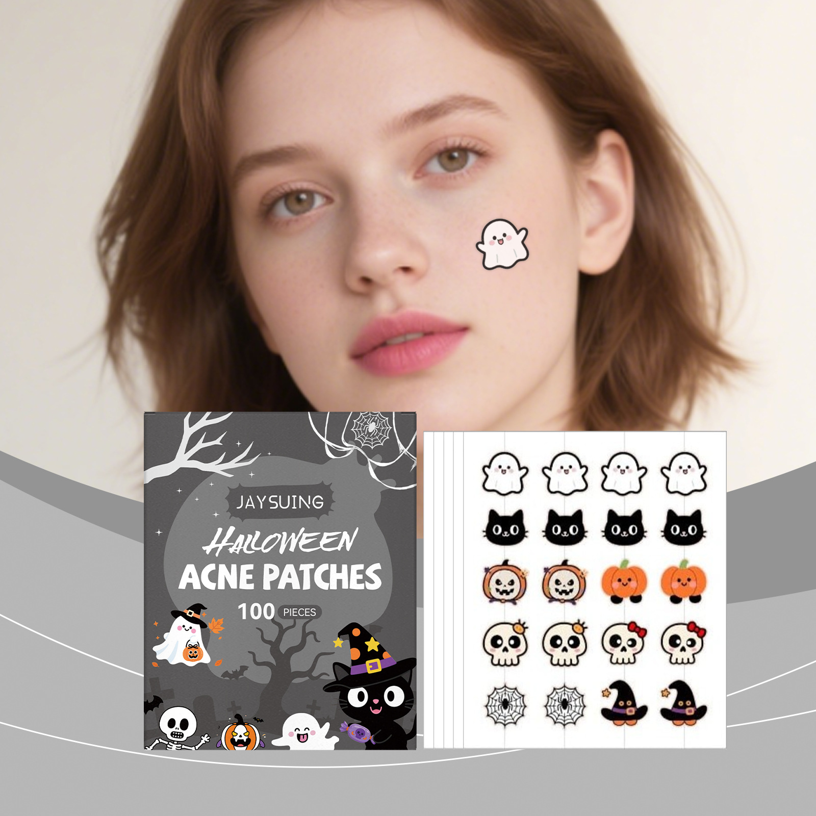 Halloween Acne Patches,100pcs  - Tea Tree Spot Treatment ulasan dan harga