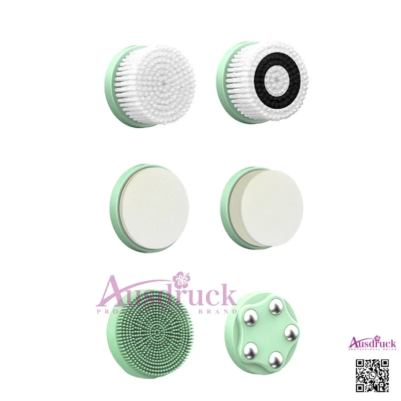 New 6-in-1 Facial Cleansing Br - Skincare Exfoliating ulasan dan harga