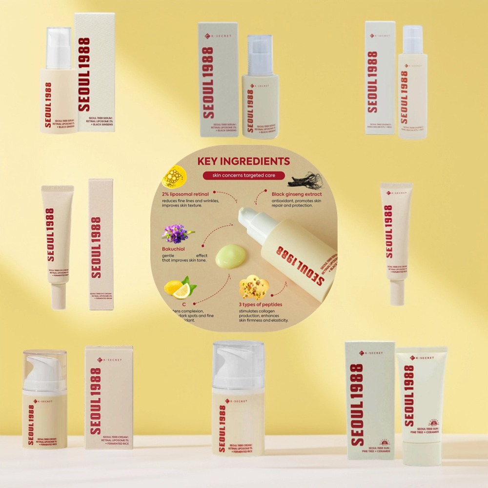 Korean Seoul 1988 Set Retinol  - Skincare Niacinamide ulasan dan harga