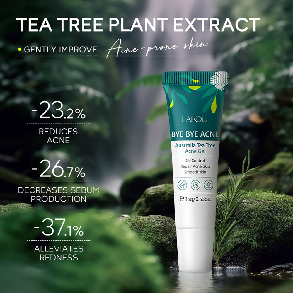 LAIKOU Tea Tree Acne Gel 15g,  - Tea Tree Spot Treatment ulasan dan harga