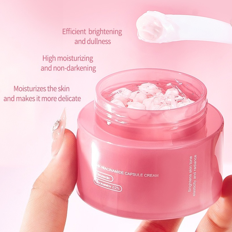 Pink Collagen PDRN Capsule Cre - Skincare Niacinamide ulasan dan harga