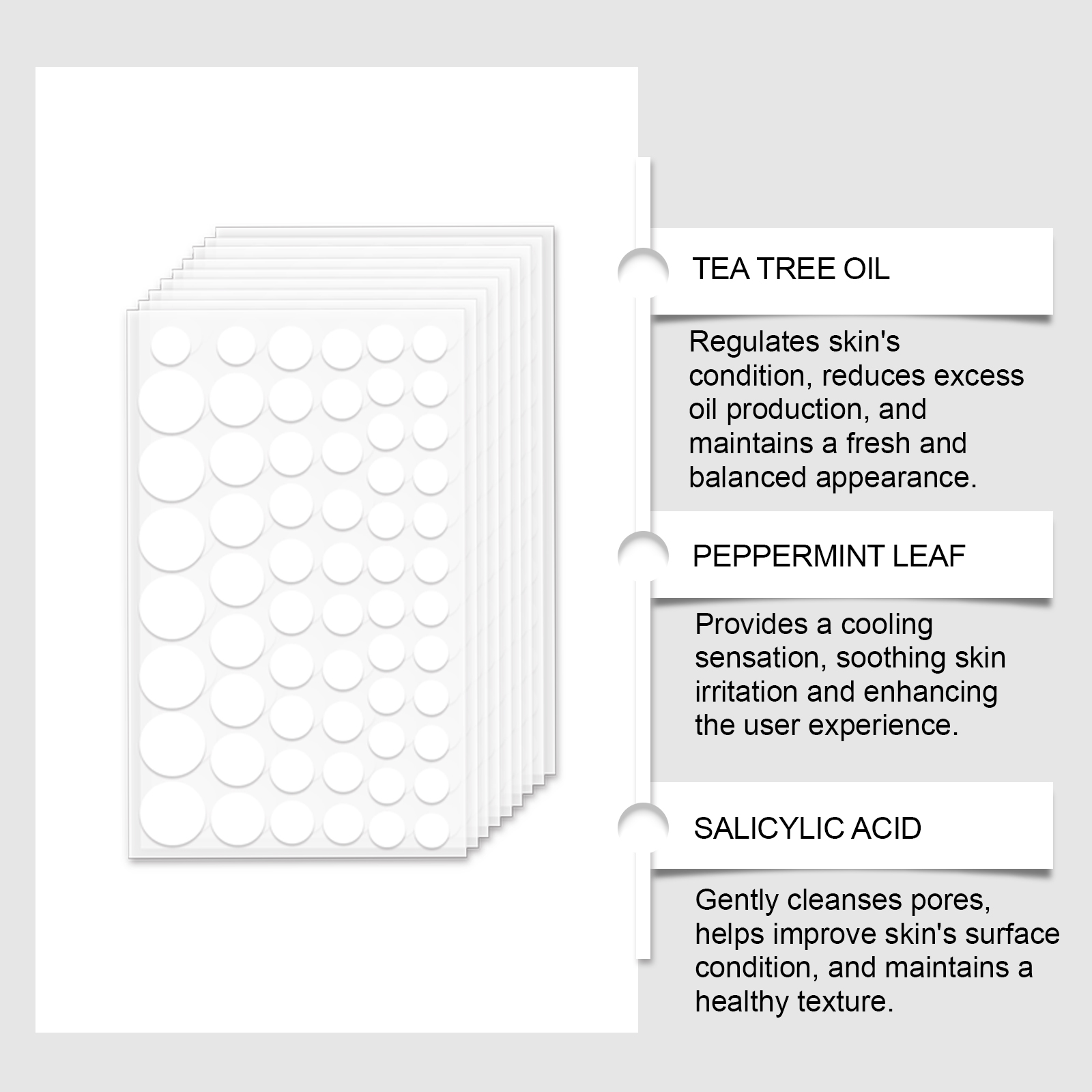 Invisible Hydrocolloid Acne Pa - Tea Tree Spot Treatment ulasan dan harga