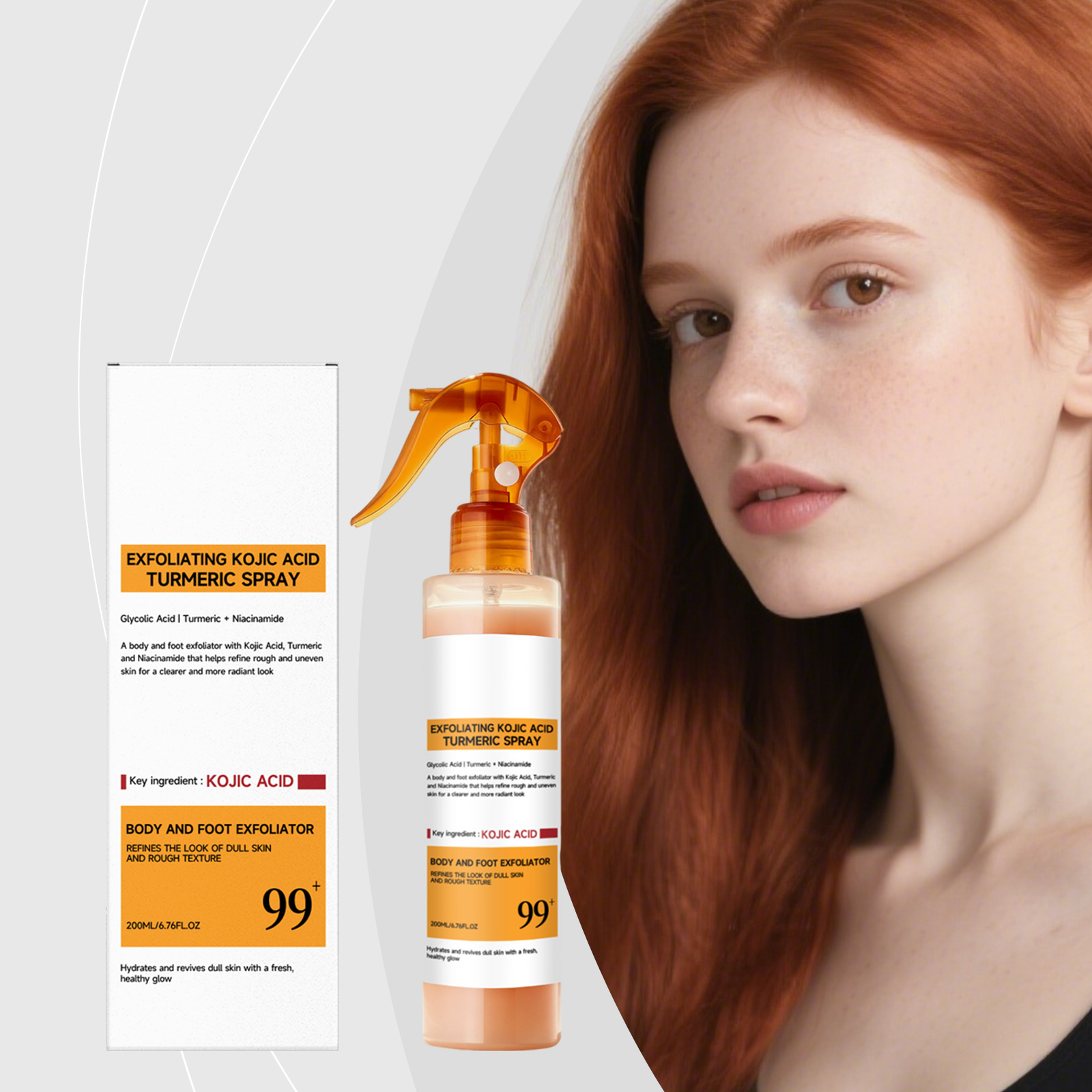 Kojic Acid Turmeric Care Spray - Skincare Niacinamide ulasan dan harga