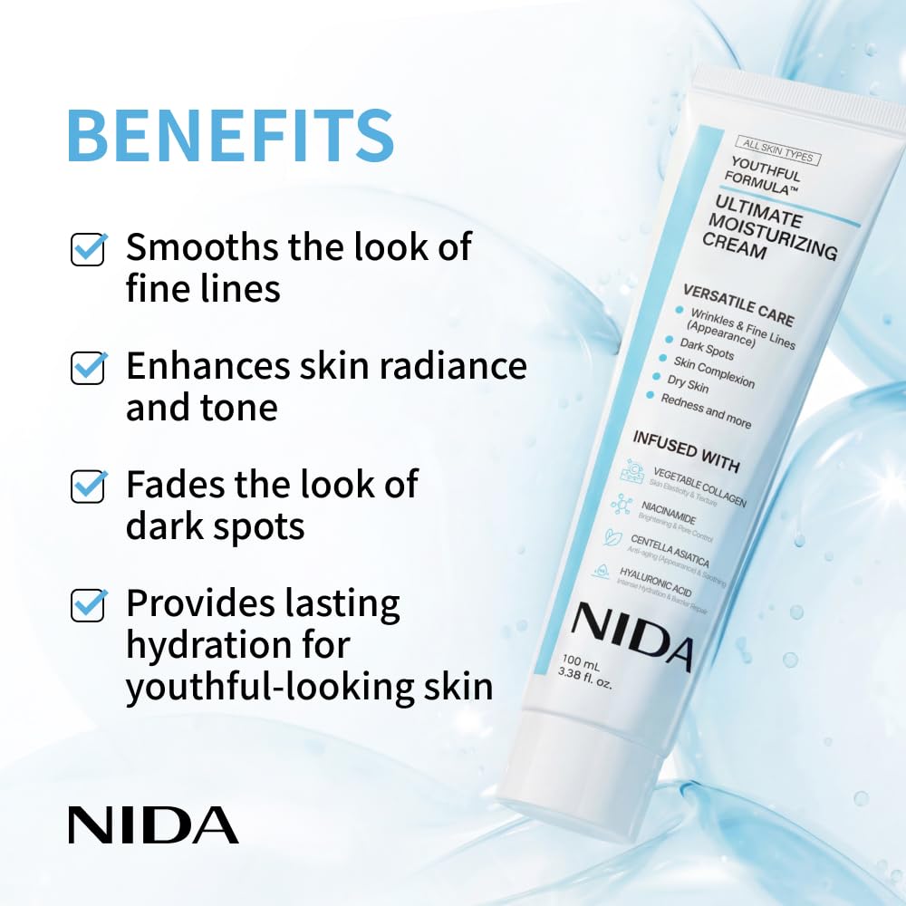 NIDA Moisturizing Cream+Sunscr - Spf 50 Sunscreen ulasan dan harga