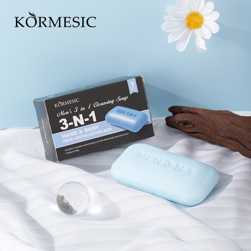 Men's 3-in-1 Cleansing Bar Soa - Skincare Exfoliating ulasan dan harga