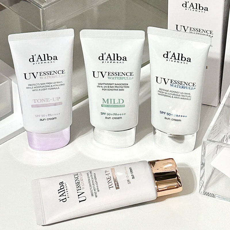D'Alba UV Essence Waterfull Su - Spf 50 Sunscreen ulasan dan harga